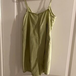 Fashion Nova Green Jumpsuit with Minimalist Silhouette